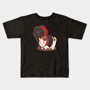 FFXIV - Halloween Vampire Fat Cat Kids T-Shirt